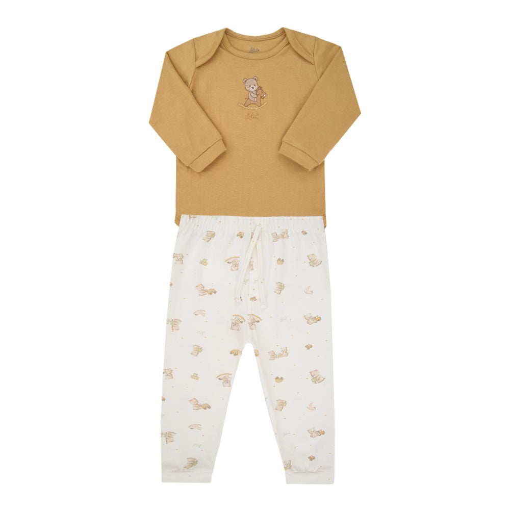 Conjunto Meninos Bebê Urso Letut Ref.LT19596