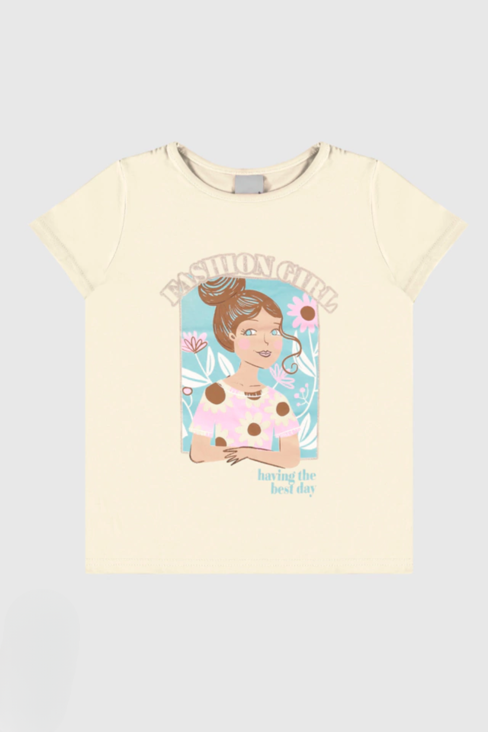 Camiseta Baby Look Infantil Estampada Menina Malwee