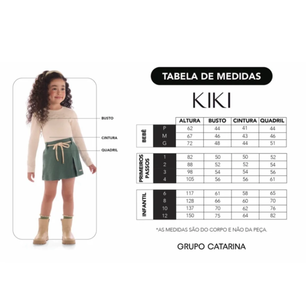 Conjunto Infantil Meninas Bordado Botanic Kiki