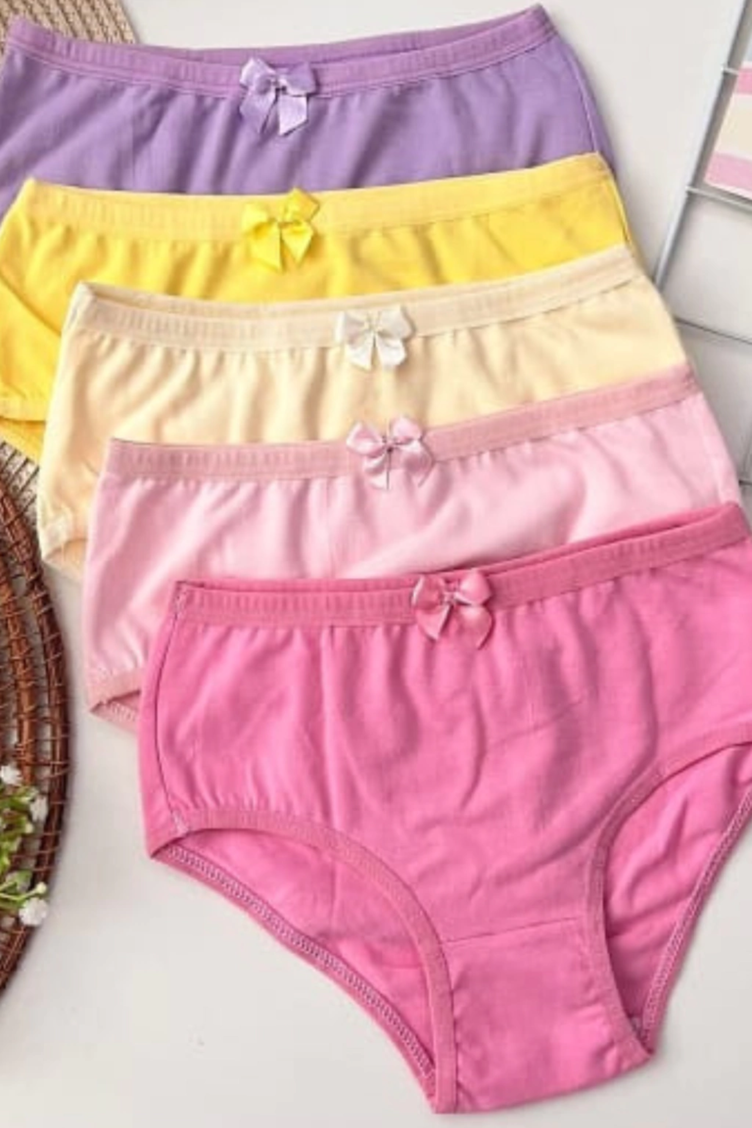 Kit com 4 Calcinhas Infantil Tradicional