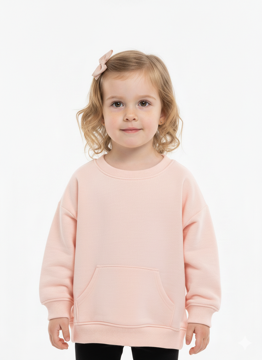 Blusão Baby Meninas de Moletom Hering