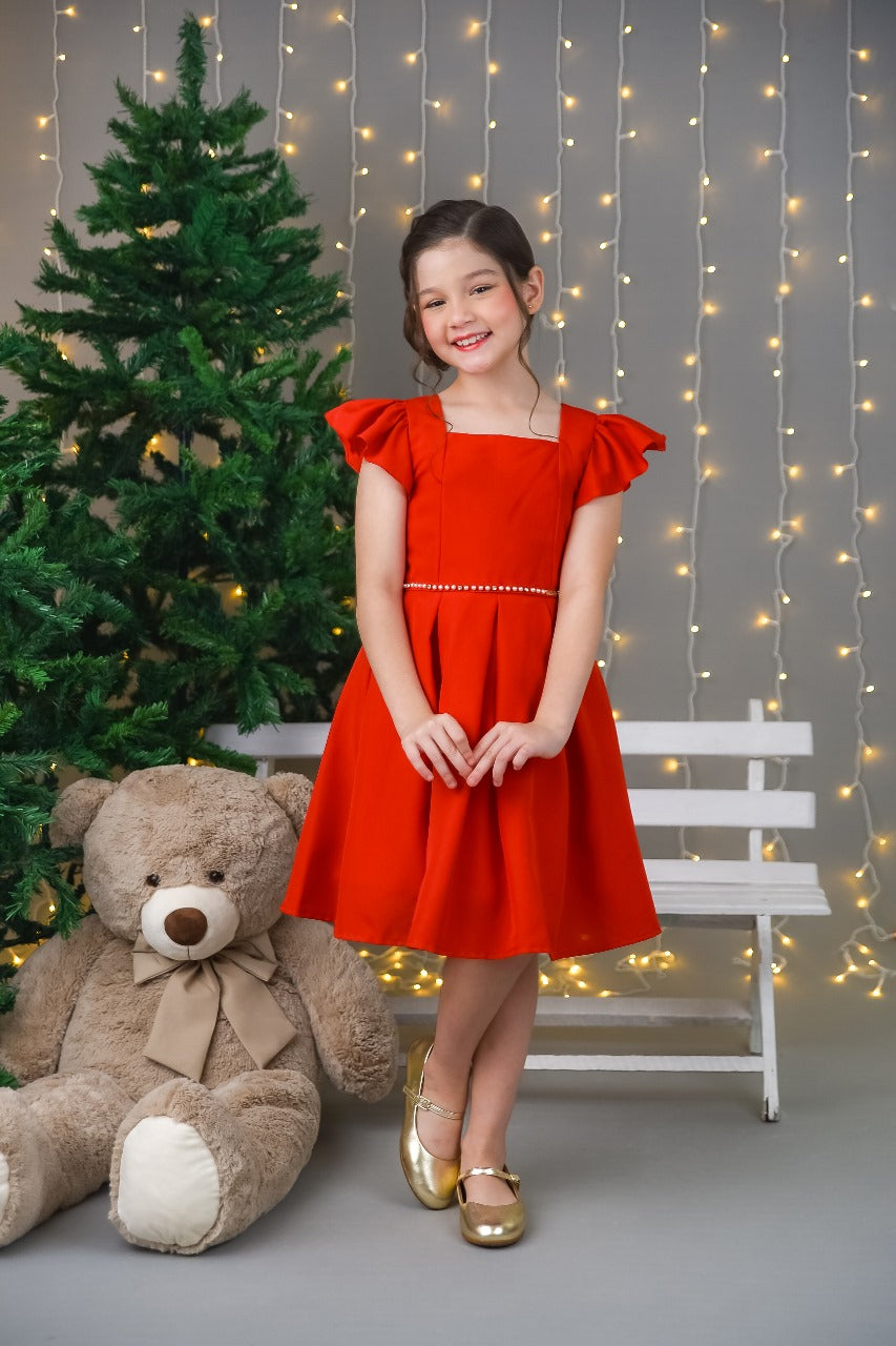 Vestido Infantil Luxo Princesa Festa