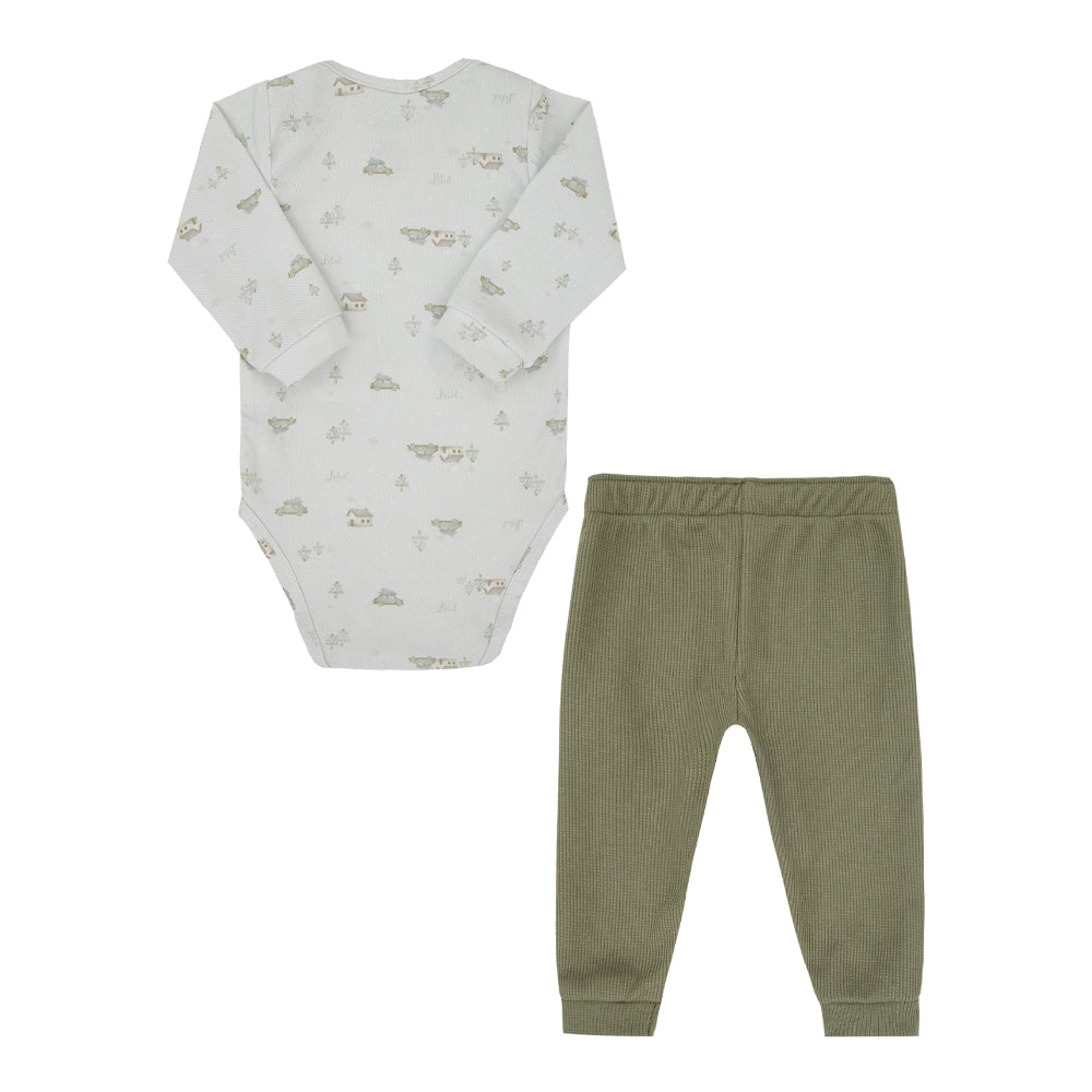 Conjunto Meninos Bebê Body Letut Ref. LT19594