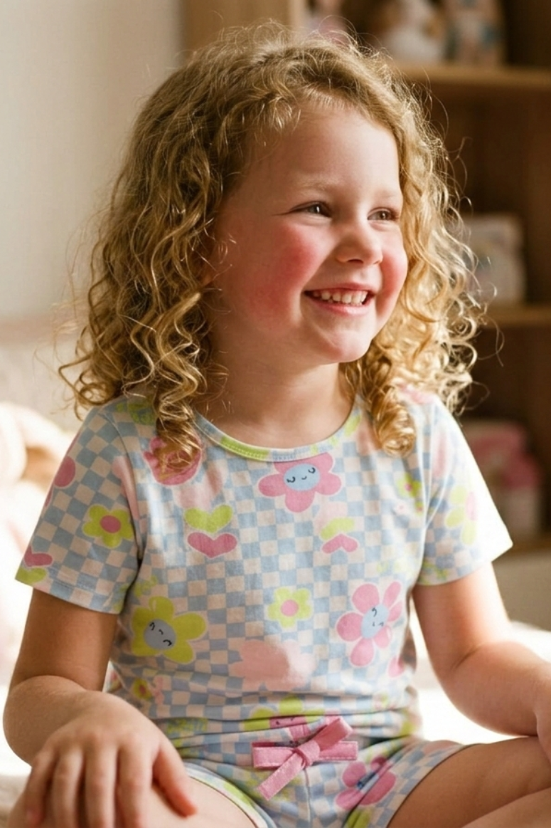 Pijama Infantil Meninas Brilha no Escuro Colorido Malwee