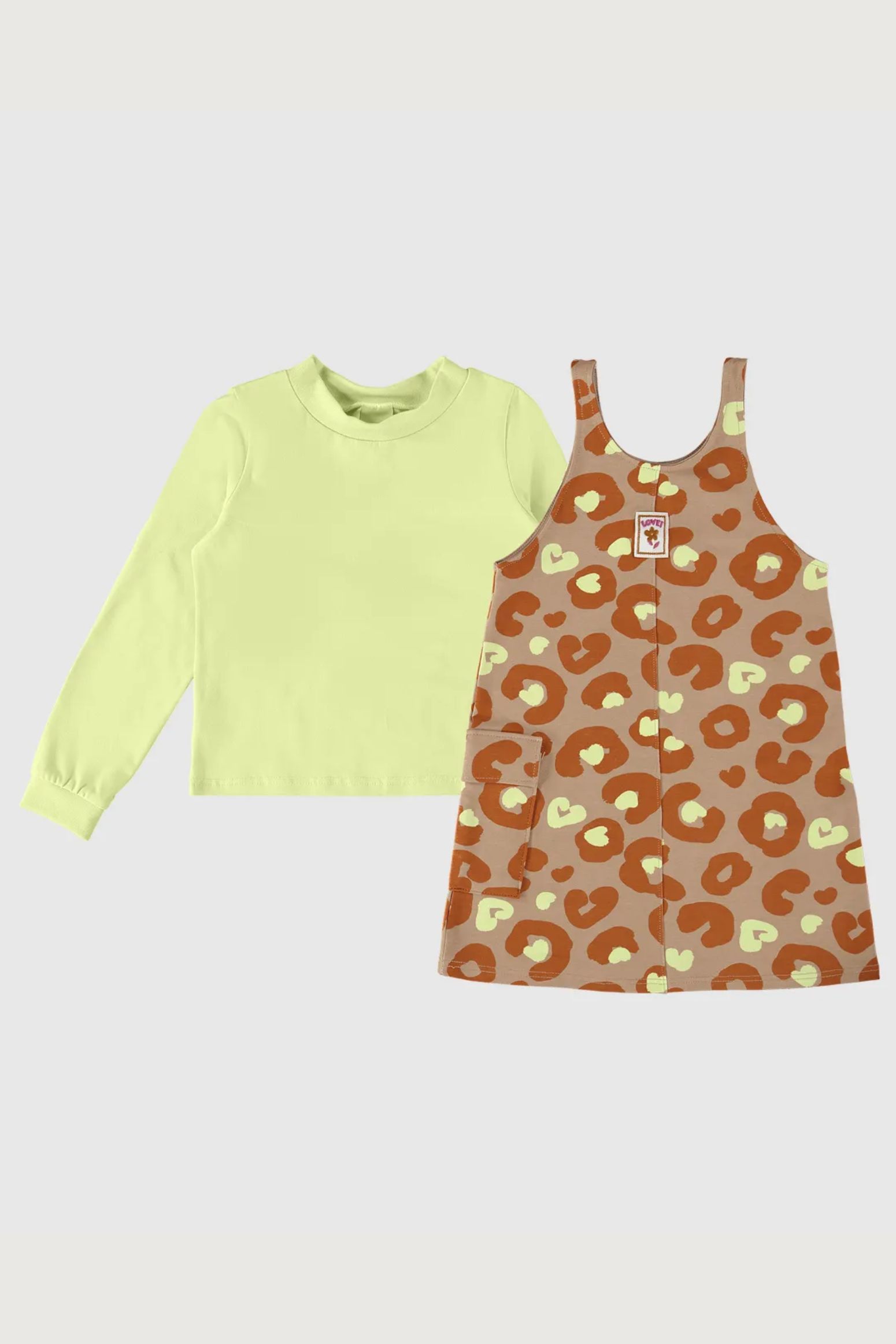 Salopete Infantil Meninas Oncinha Malwee