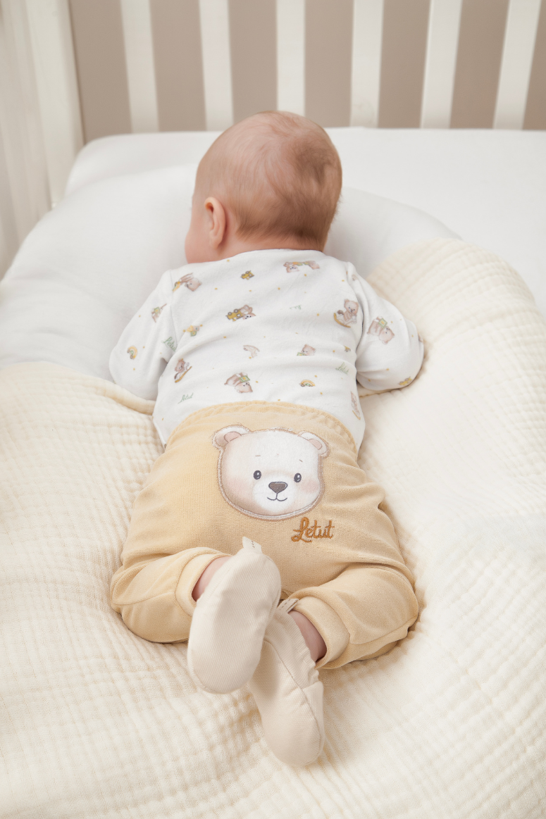 Conjunto Bebê Menino em Plush Urso Letut Ref.LT 19572