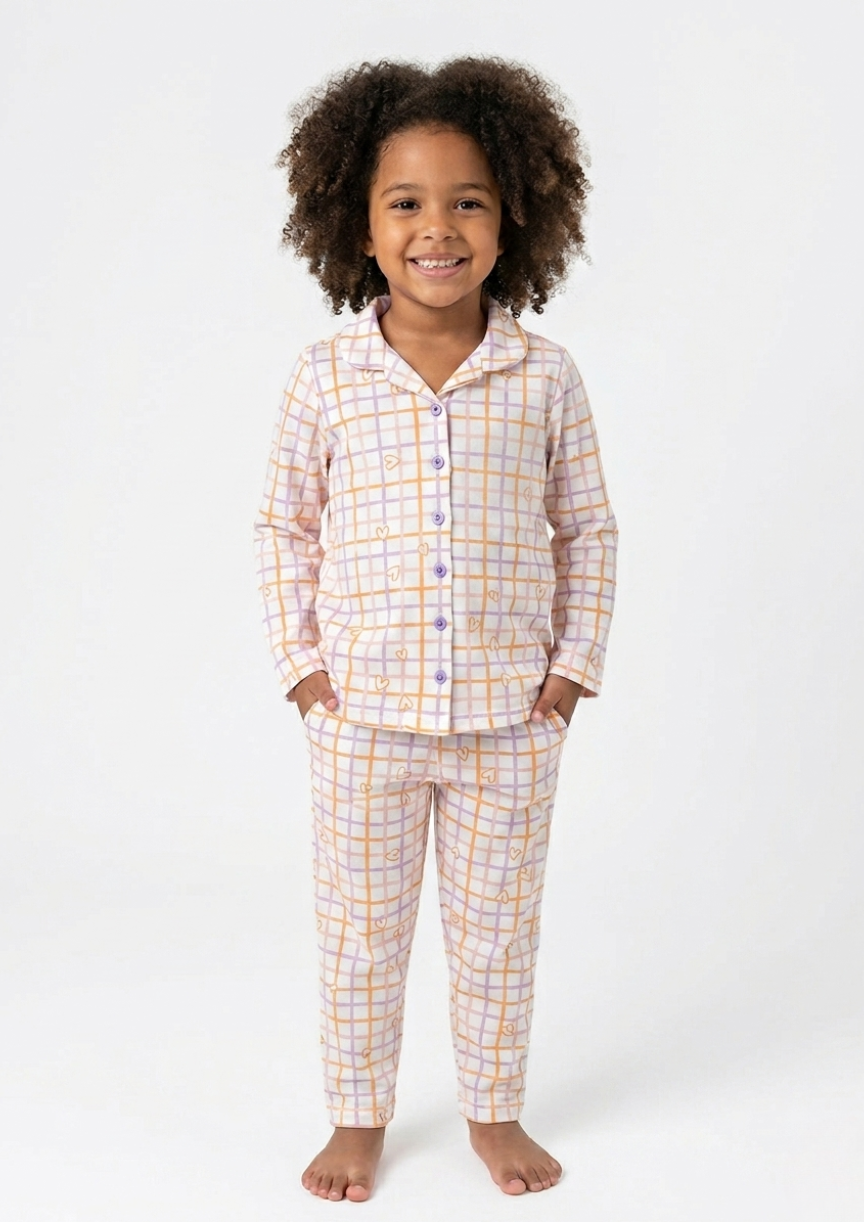Pijama Americano Infantil Manga Longa Brilha no Escuro Malwee
