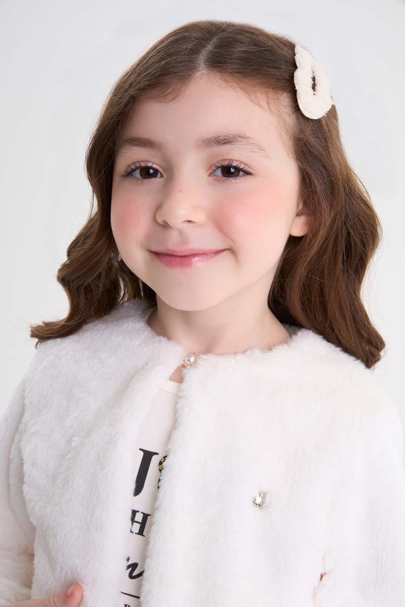Bolero Infantil Meninas em Plush Somini