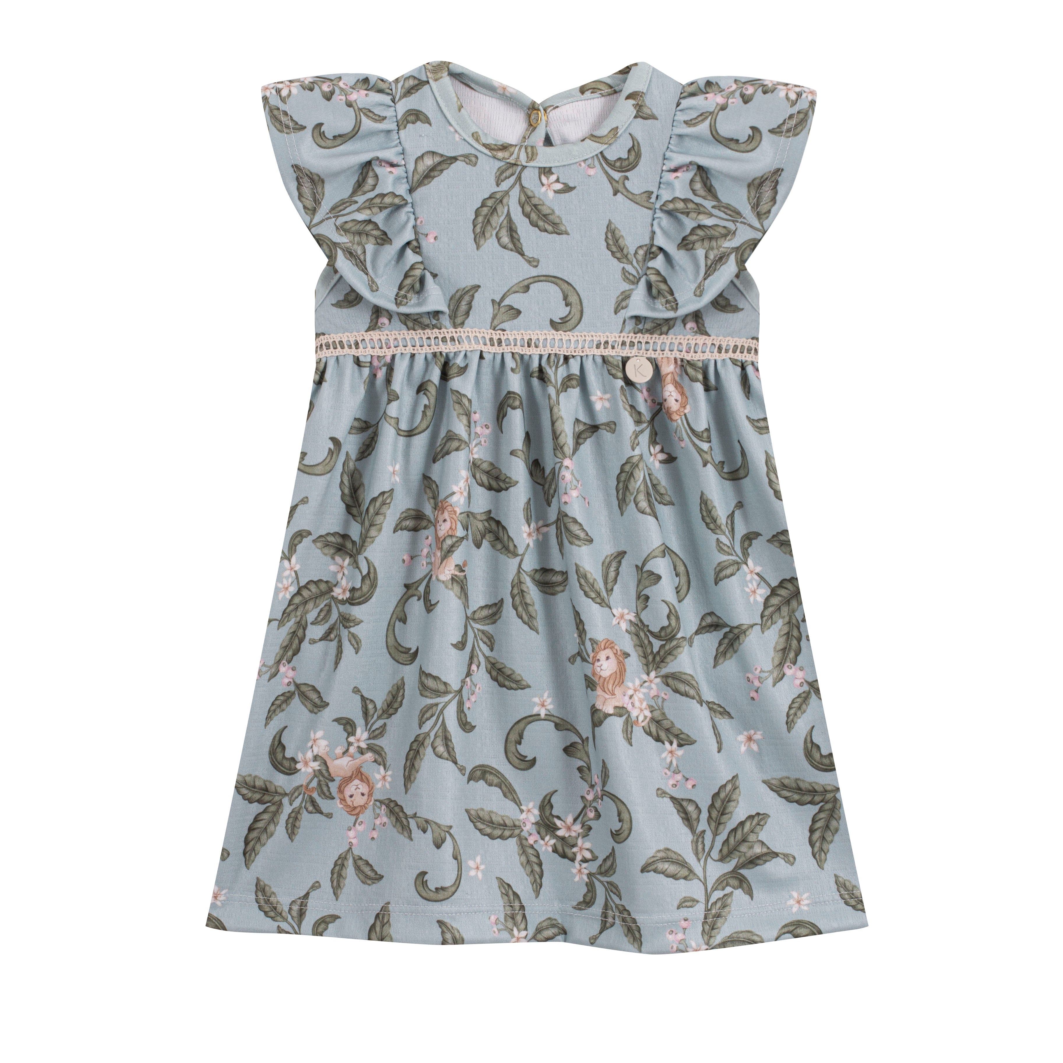 Vestido Algodão Baby Floral Kiki