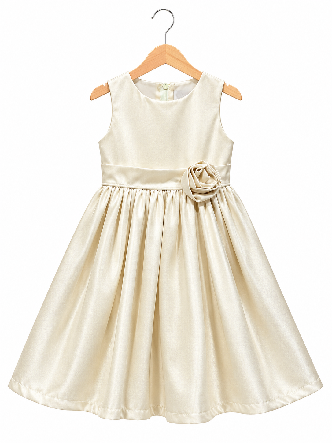 Vestido Infantil Luxo Festas Amarelo