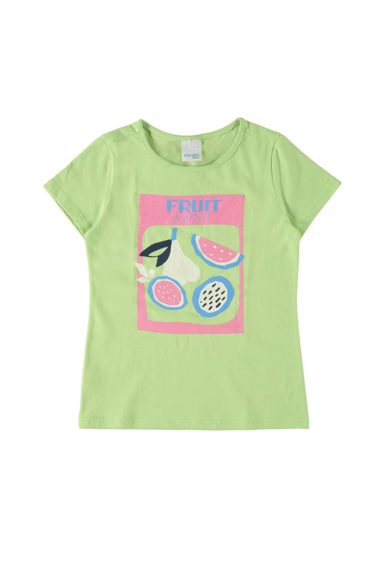 Camiseta Baby Look Infantil Estampada Fruit Malwee