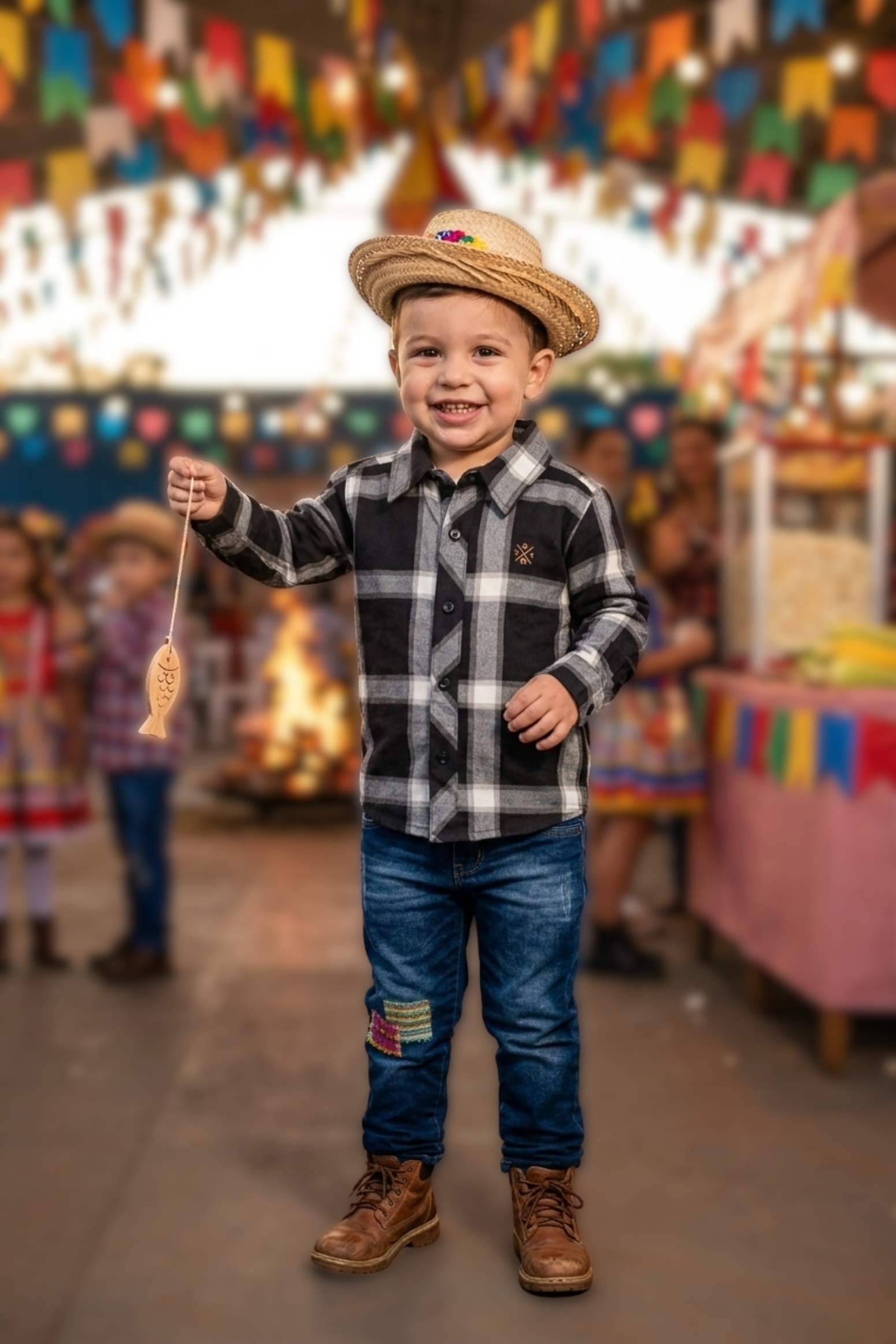 Camisa Alfaitaria Xadrez Bebê Meninos