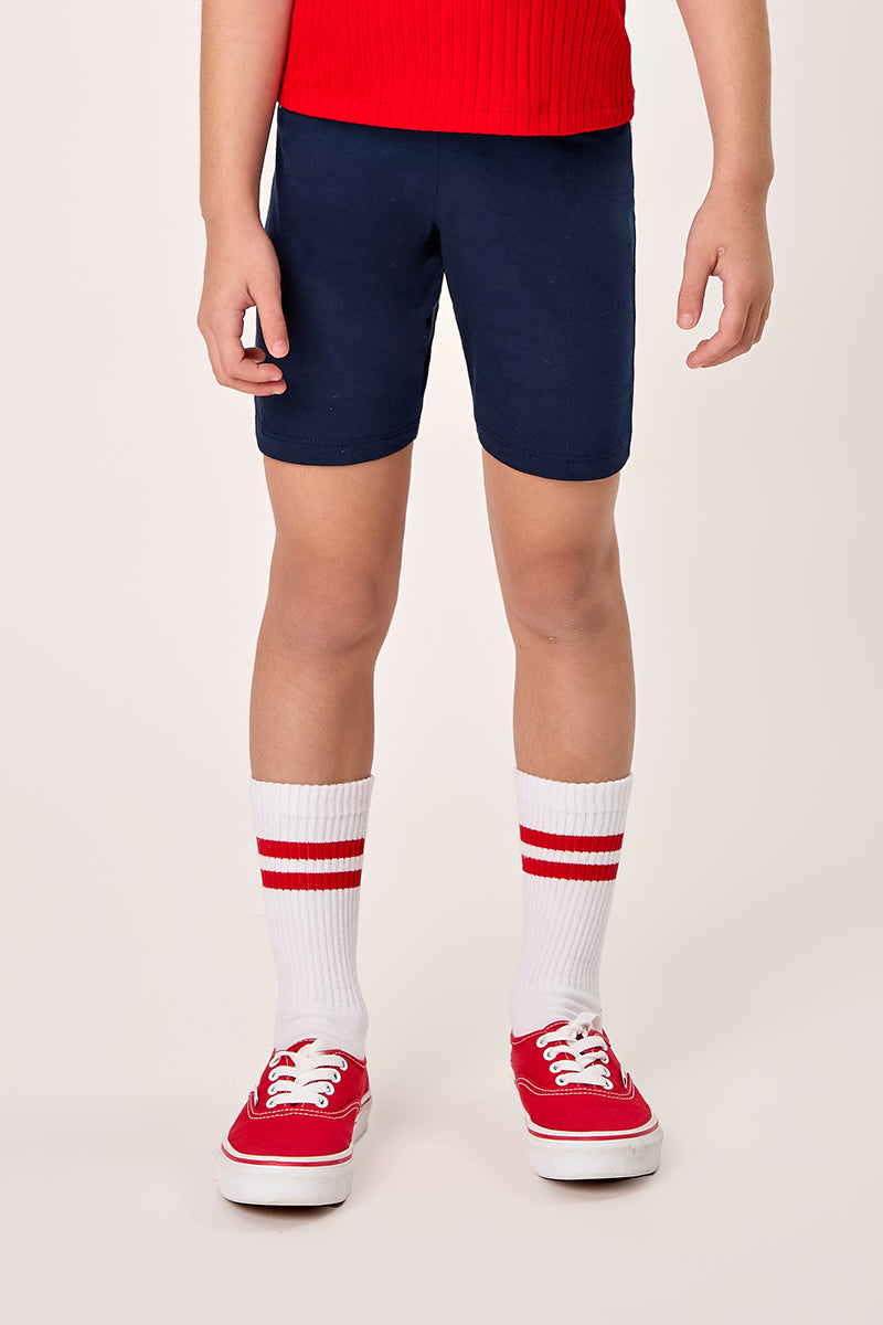 Bermuda Ciclista Infantil Básica em Cotton - 4 cores