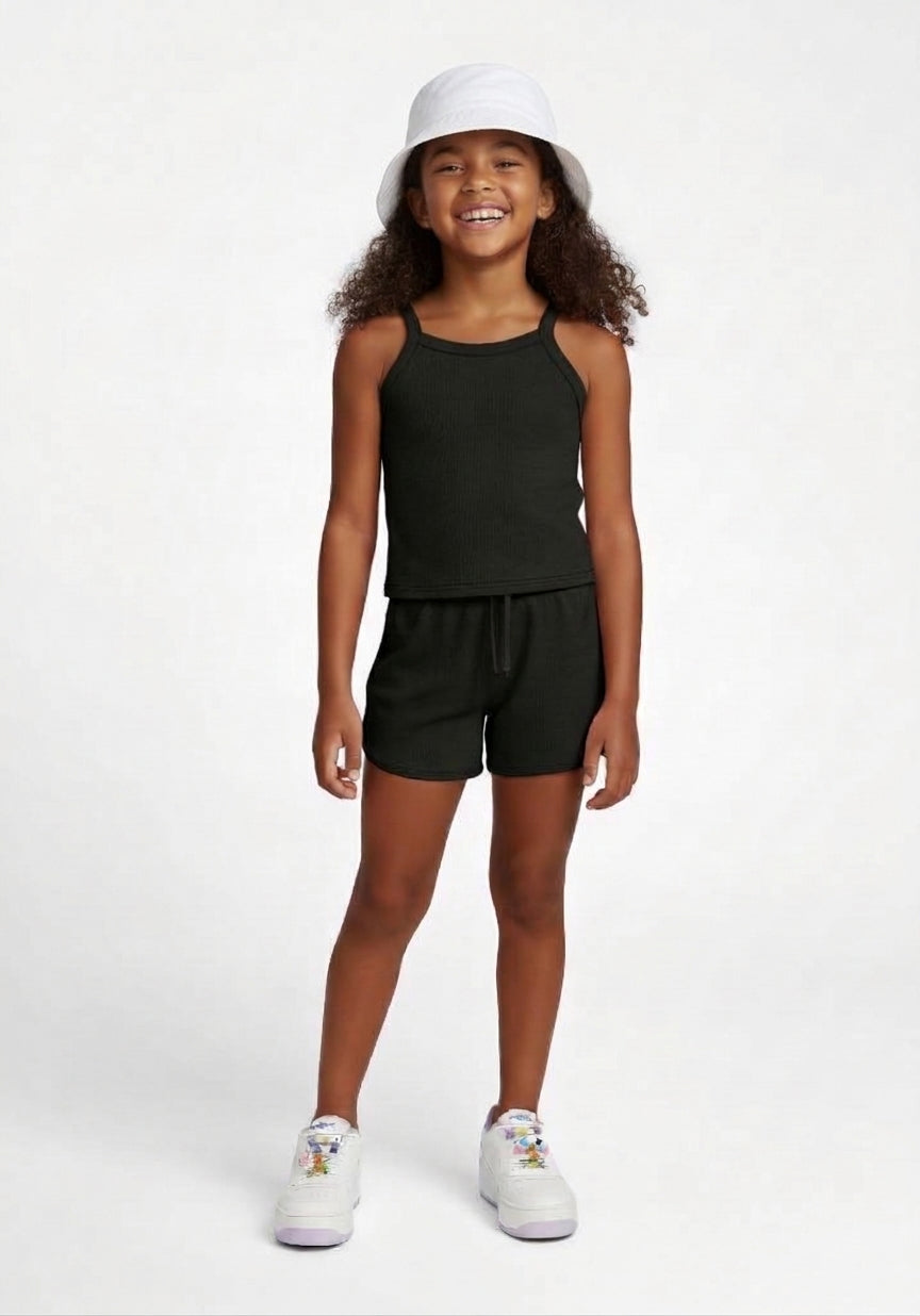 Conjunto Básico Alto Verão Infantil e Juvenil em Viscose
