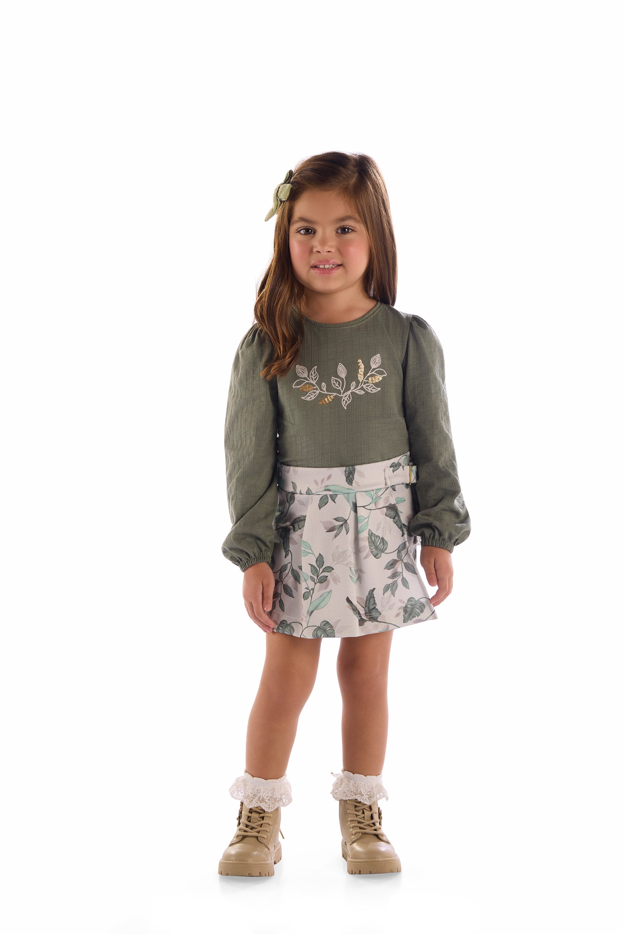 Conjunto Baby Manga Longa Meia Estação