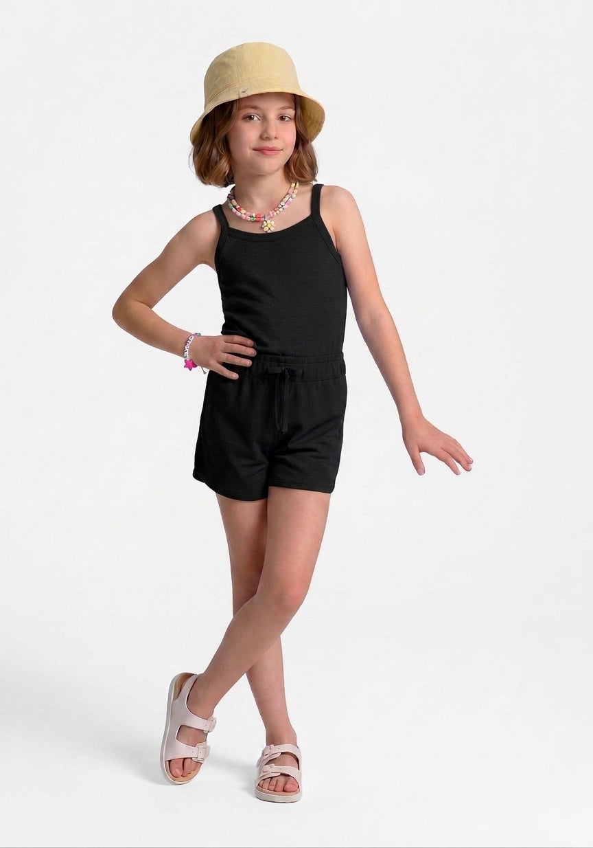 Conjunto Básico Alto Verão Infantil e Juvenil em Viscose