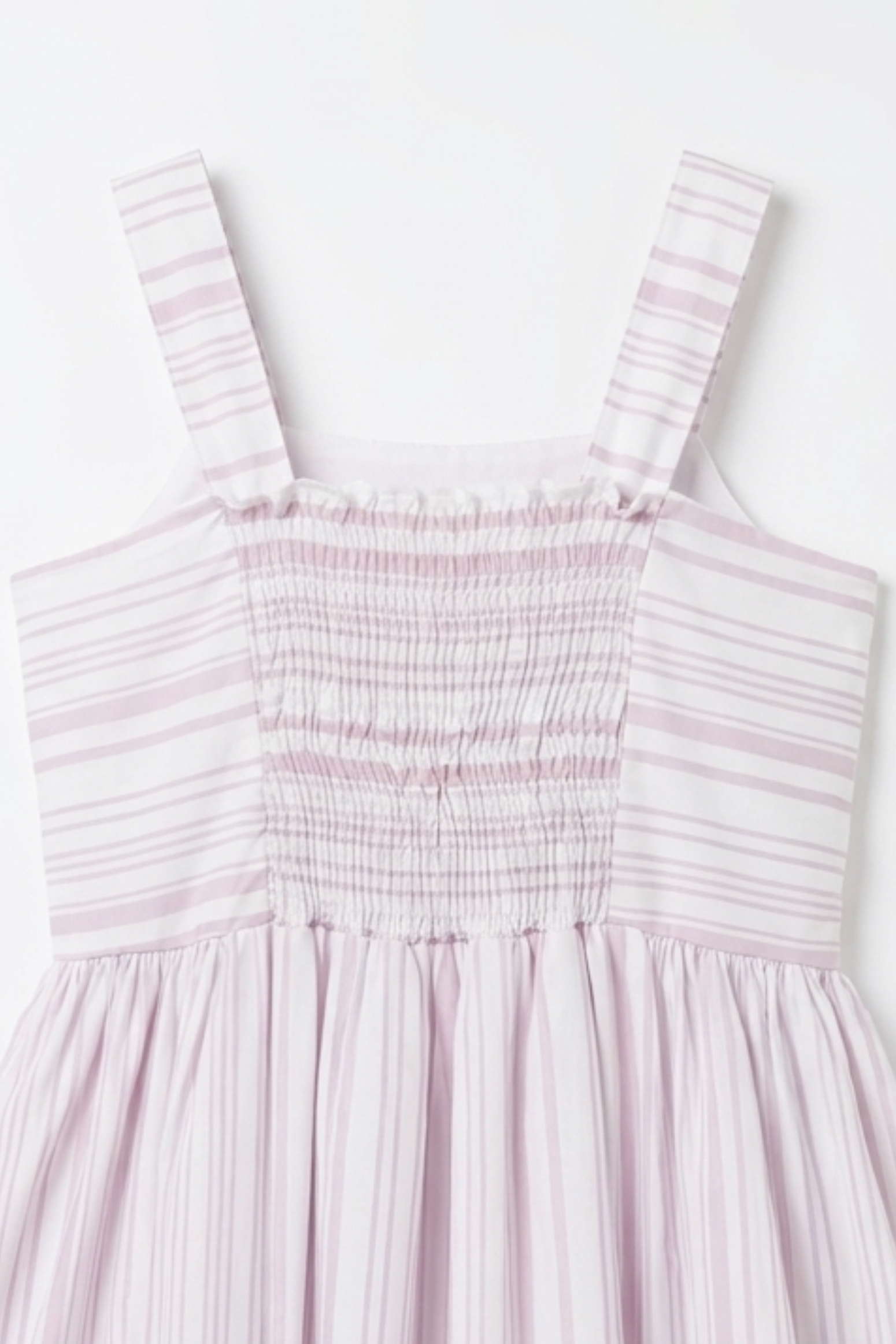Vestido Juvenil Verão Listrado com Laise
