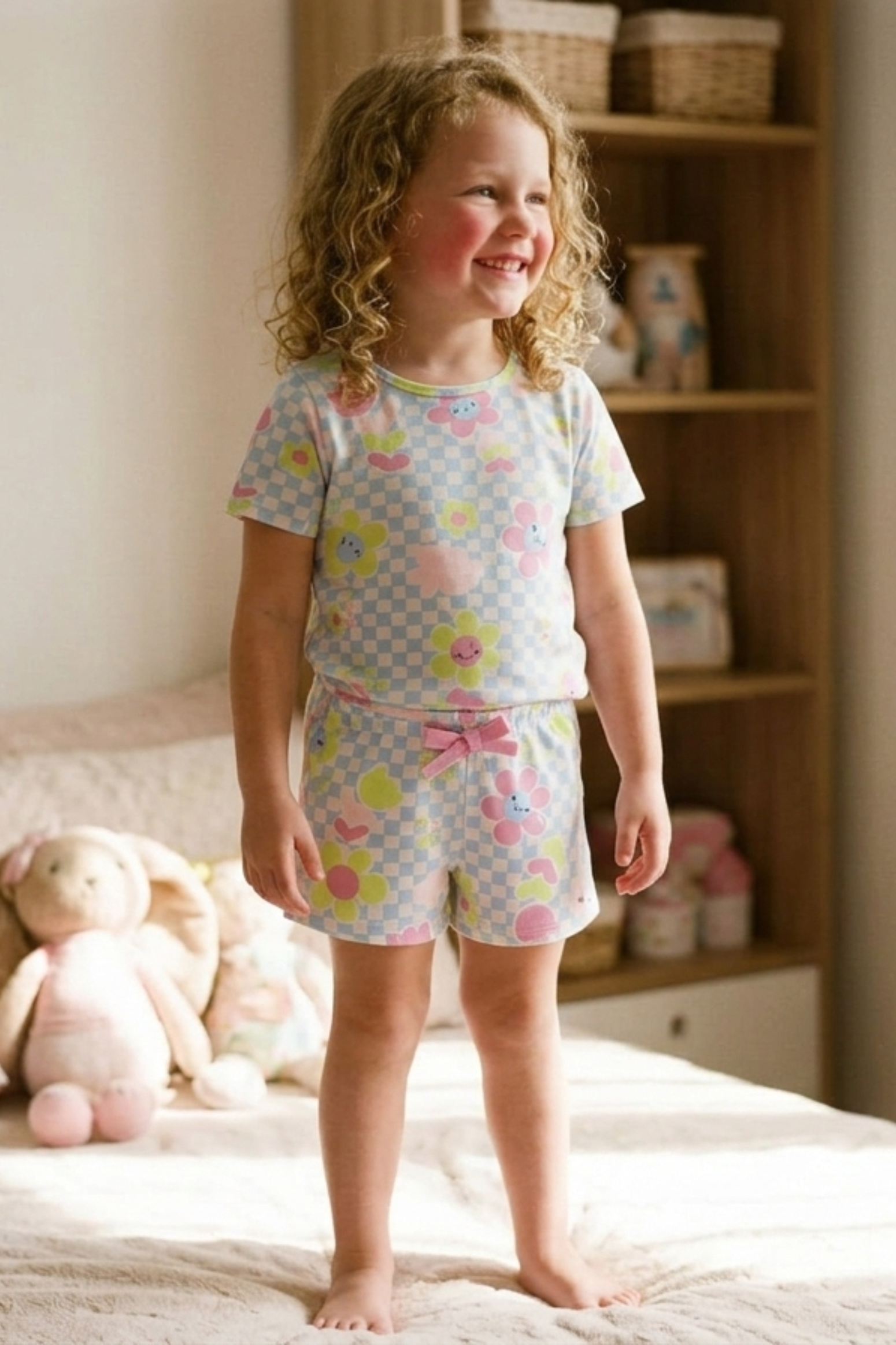 Pijama Infantil Meninas Brilha no Escuro Colorido Malwee