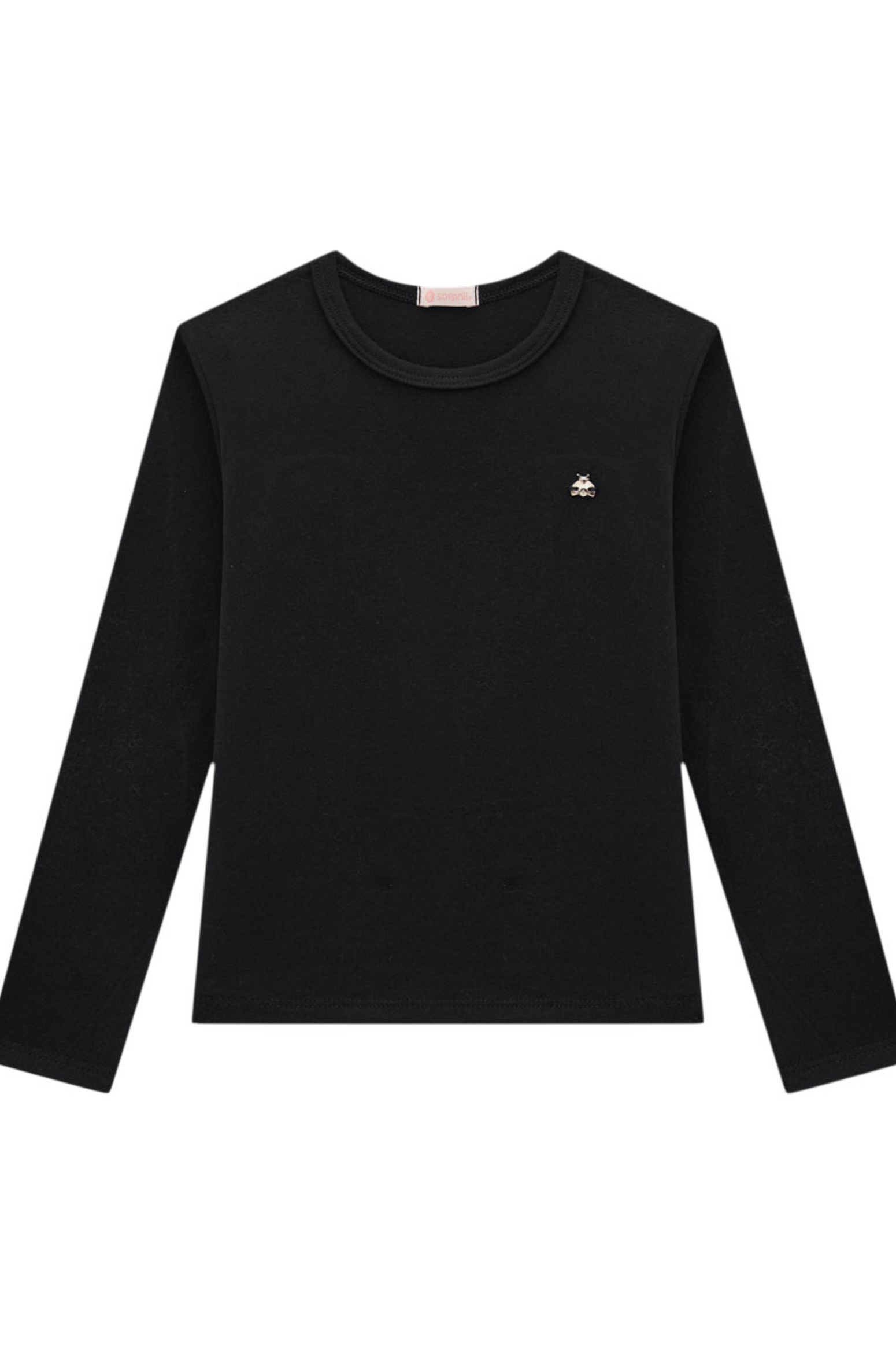 Blusa Manga Longa Tradicional em Cotton para Meninas