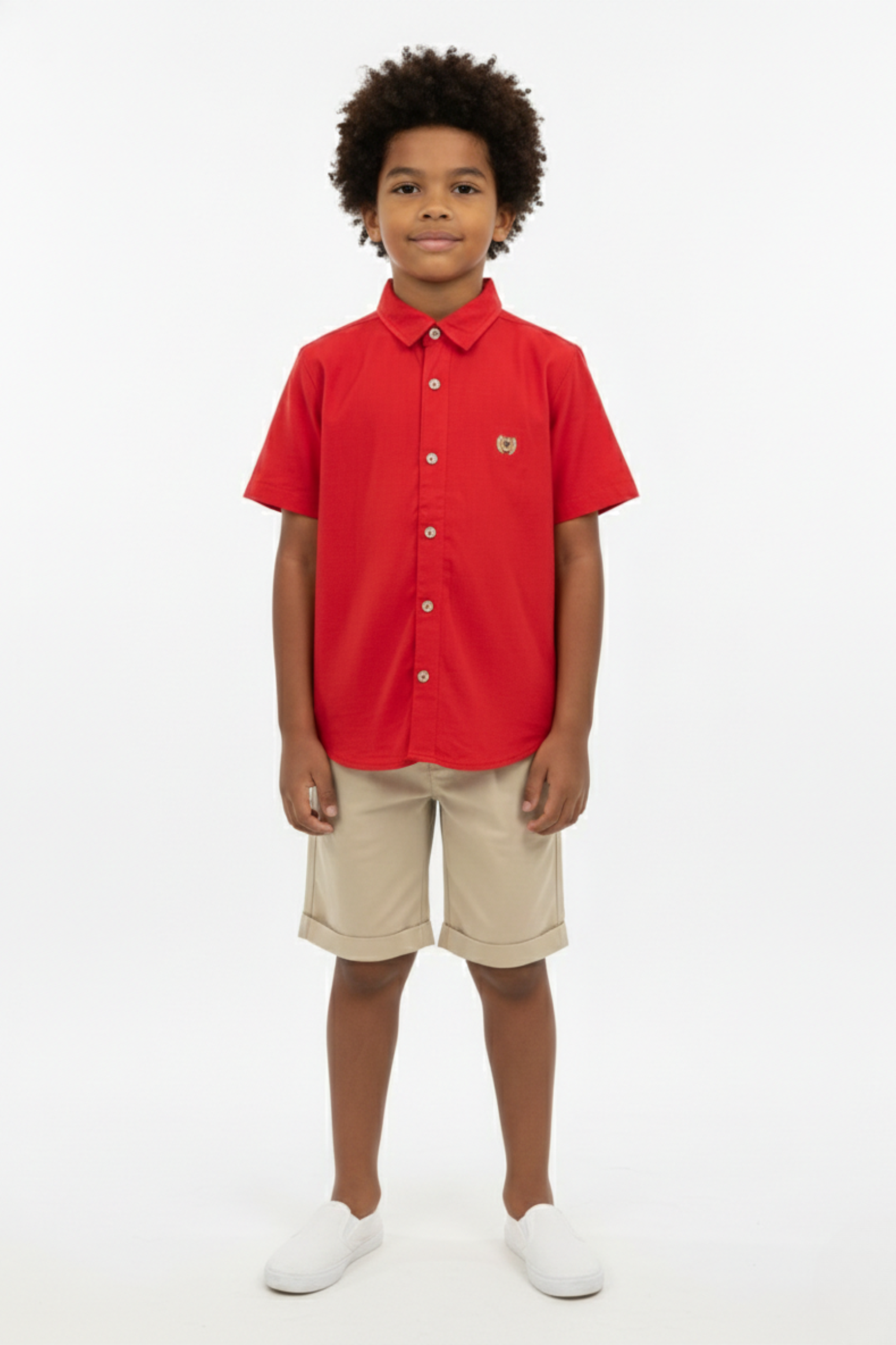 Conjunto Infantil Meninos Camisa Social Alfaitaria