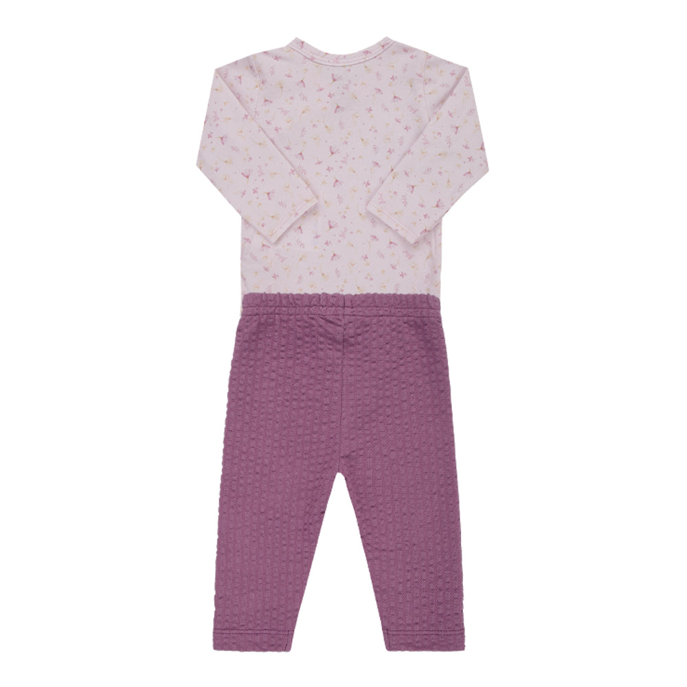 Conjunto Baby Body Lavanda Letut Ref. LT19603