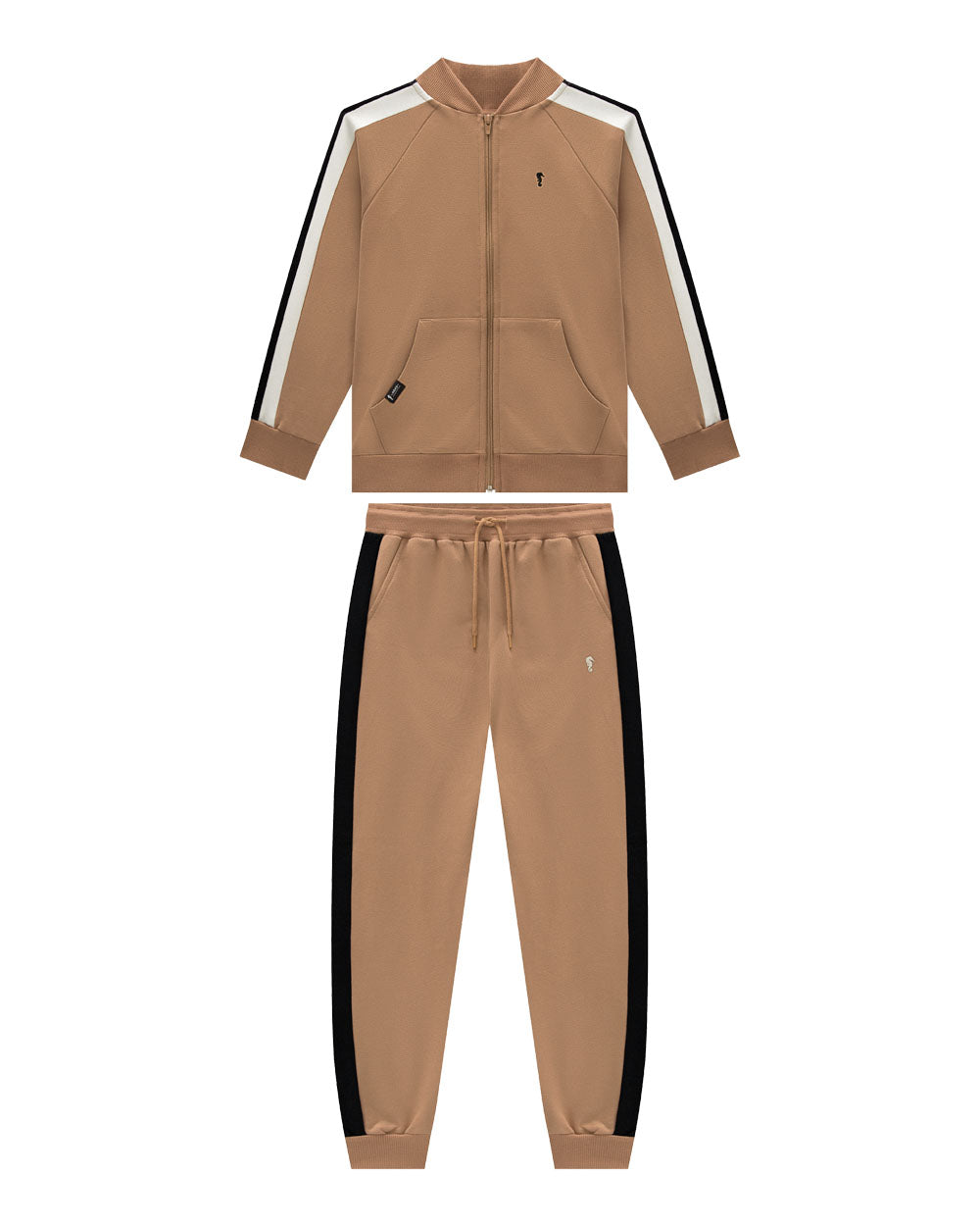 Conjunto Meninos Jaqueta e Calça Moletom Onda Marinha