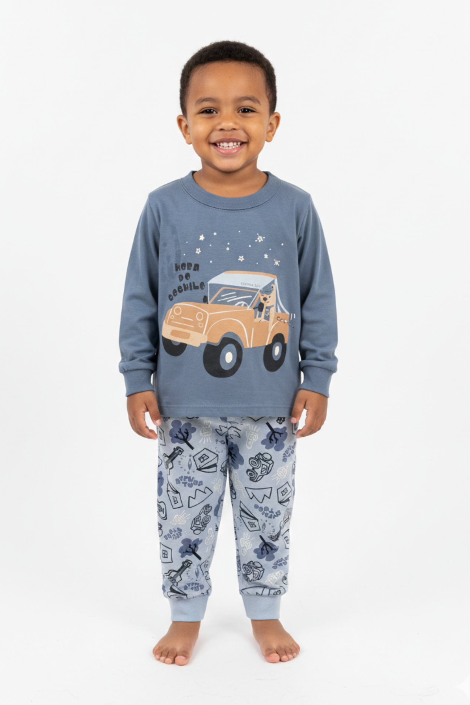 Pijama Infantil Meninos Algodão Brilha no Escuro Malwee