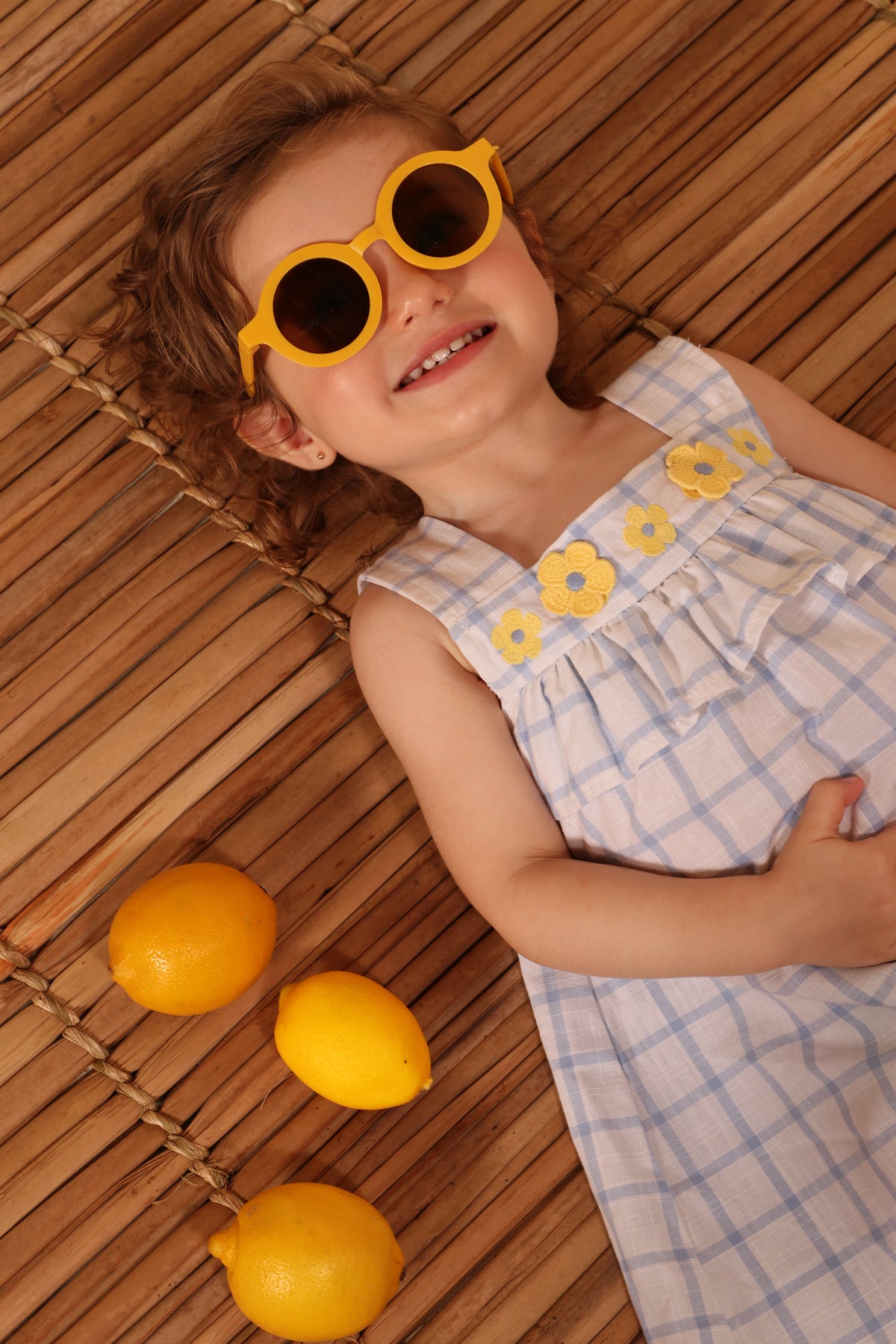 Vestido Bebê Verão Regata Bordado - Nini & Bambini