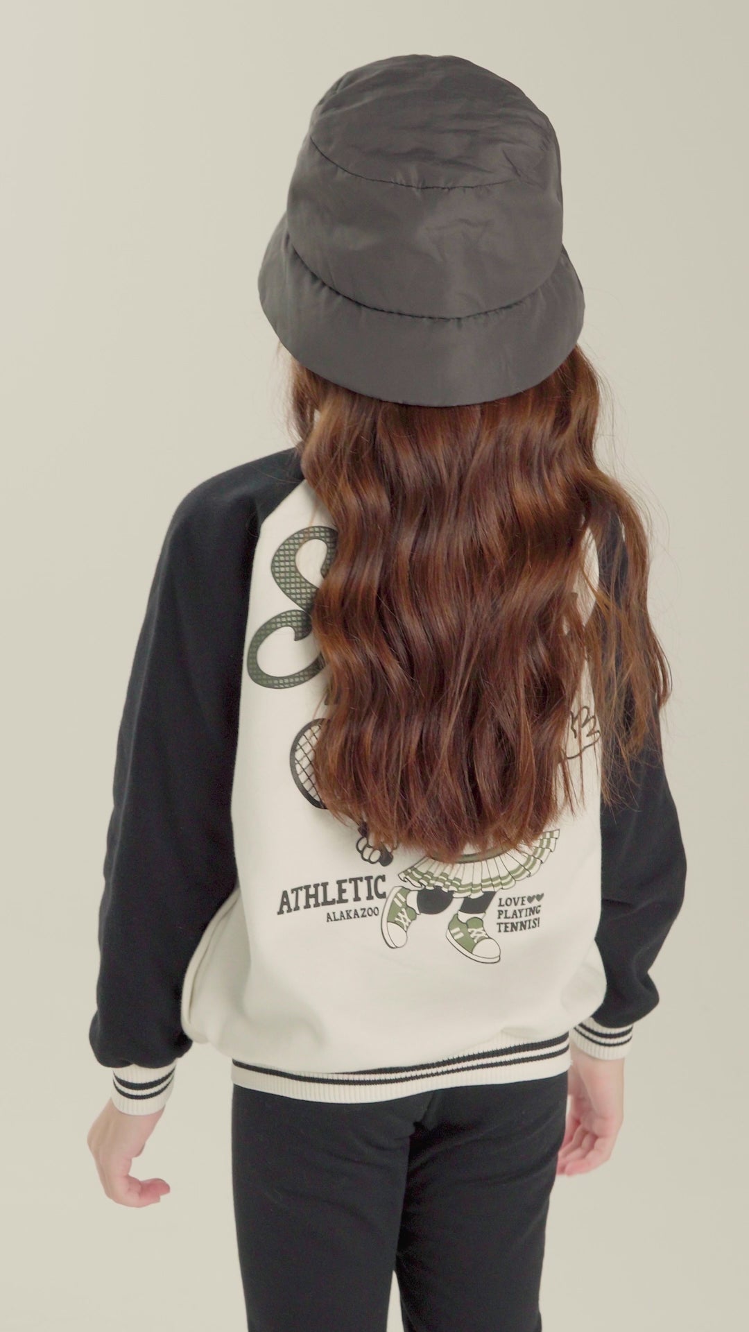 Conjunto Moletom Juvenil Menina Alakazoo Aberto Panda Estilo Colegial