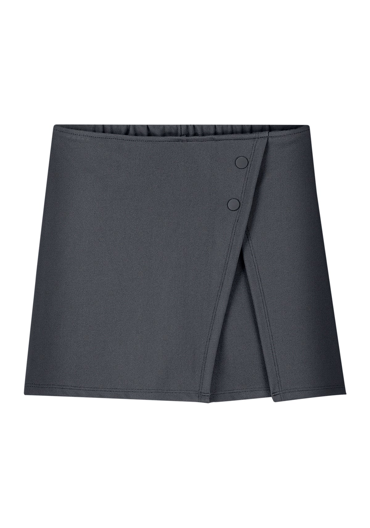 Shorts Saia Meninas Alfaitaria com Lapela Lateral