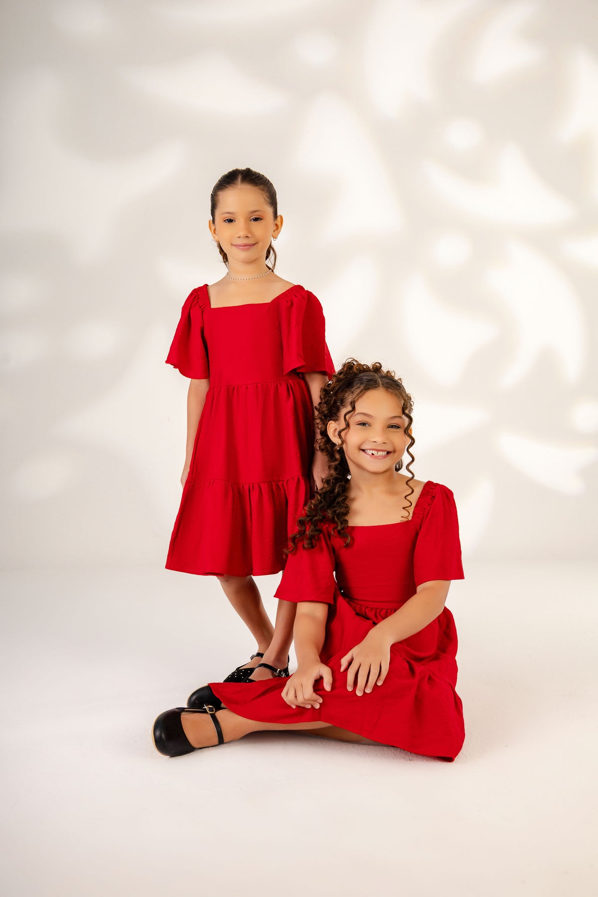 Vestido Infantil Costas Ajustável Laço